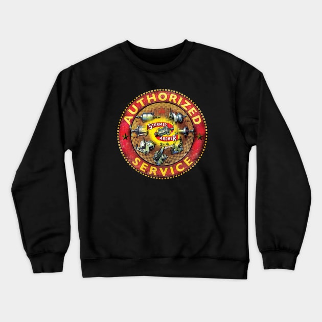 Authorized Service - Sturmey Archer Crewneck Sweatshirt by Midcenturydave